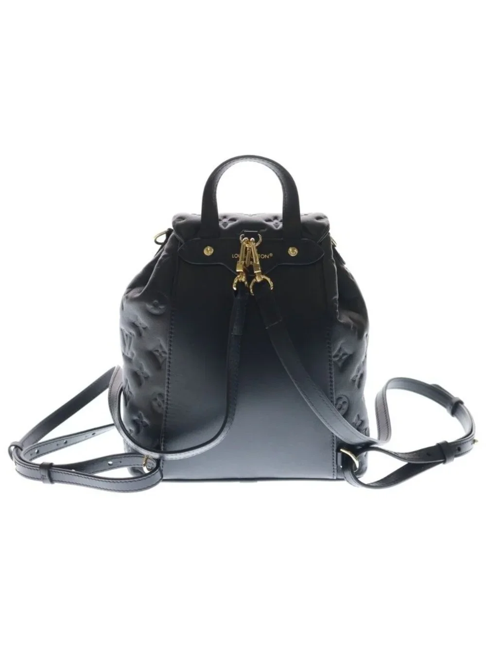 Louis Vuitton Coussan Backpack PM Black Leather Gold